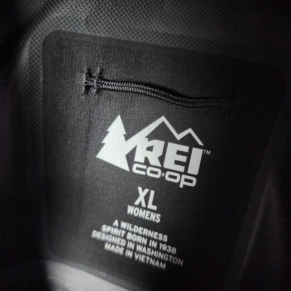 REI CO-OP Pike Street Trench Coat Black Water-Resistant minimalist gorpcore XL - Picture 7 of 8